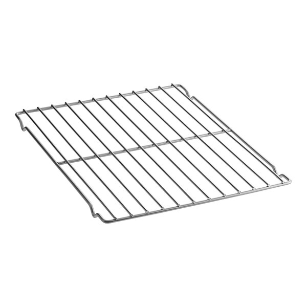 An Alto-Shaam Vector convection oven rack with a wire grid.