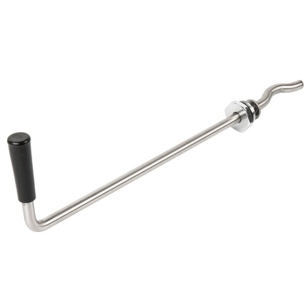A metal Regency twist handle with a black tip.