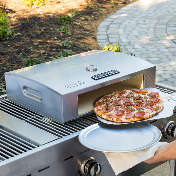 Bakerstone C Axxxx O 000 Stainless Steel Commercial Grill Top Pizza Oven 22 78 X 16 38 X 6 9954