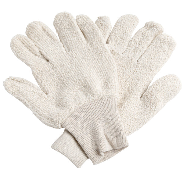 Cordova Loop-Out Natural 24-Ounce Terry Work Gloves - Large - 12/Pack