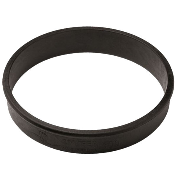 A black rubber Matfer Bourgeat tartlet ring.