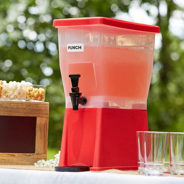 Winco PBD-3SK 3-Gallon Plastic Beverage Dispenser - LionsDeal