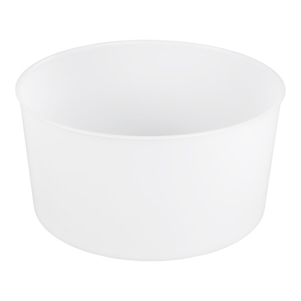 A white round base designed for 3 and 6 gallon beverage dispensers.