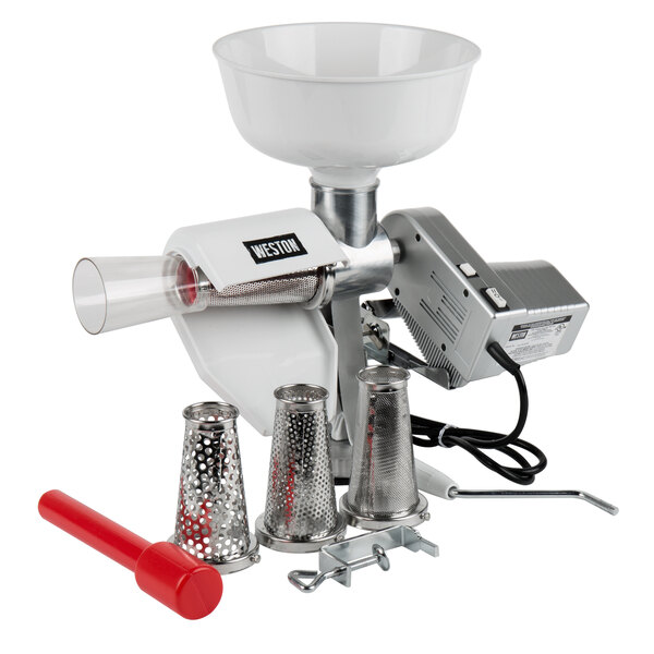 Weston Roma Food Strainer and Sauce Maker with TwoSpeed Motor
