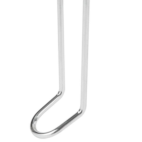 A Weston stainless steel strainer and pestle set on a counter.