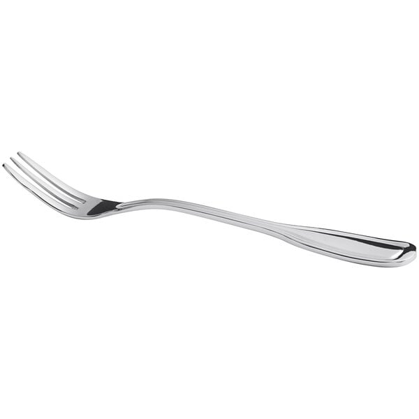 An Acopa Saxton stainless steel fork with a silver handle on a white background.