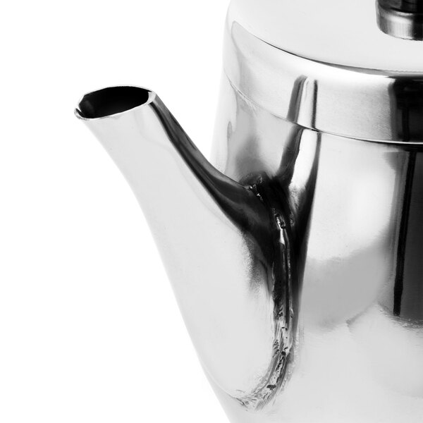 48 oz. Stainless Steel Gooseneck Teapot