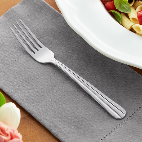 Acopa 5 1/8 Stainless Steel Cheese Fork with Wood Handle