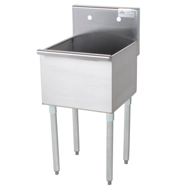 Advance Tabco 4 81 18 One Compartment Stainless Steel Commercial Sink 18