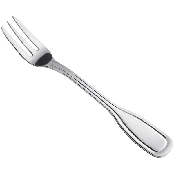 An Acopa Scottdale stainless steel fork with a silver handle.