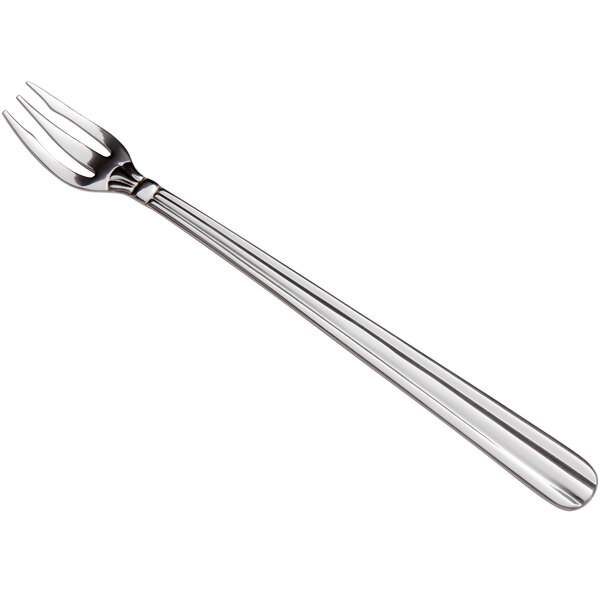 An Acopa Harmony stainless steel oyster, appetizer, and cocktail fork with a silver handle.