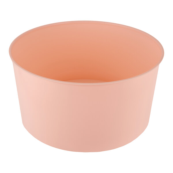 A round, rose-colored plastic base designed for 3 and 6 gallon beverage dispensers.
