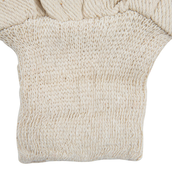 A white Cordova knit glove with a knitted cuff.