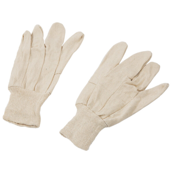 A pair of Cordova medium weight cotton canvas work gloves.