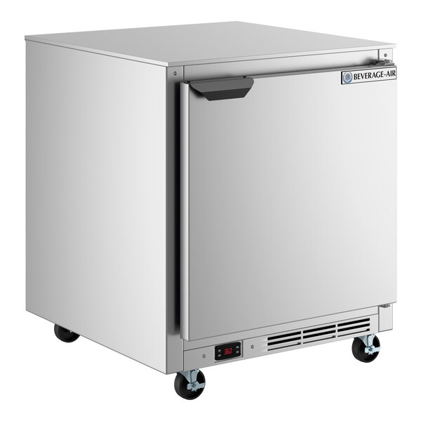 Beverage-Air UCR27HC-23 27" Shallow Depth Low Profile Undercounter Refrigerator