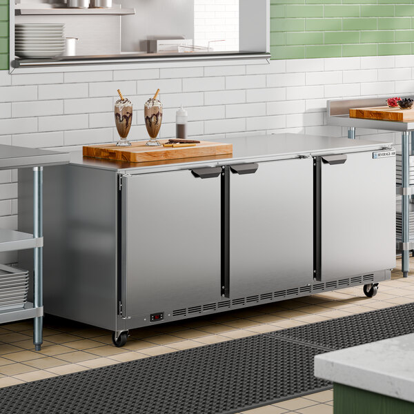 Beverage-Air UCR72AHC-23 72" Low Profile Undercounter Refrigerator