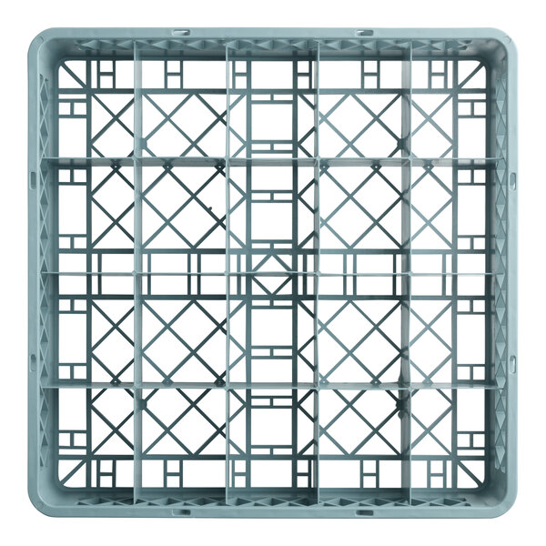 Noble Warewashing 20-Compartment Gray Full-Size Glass Rack