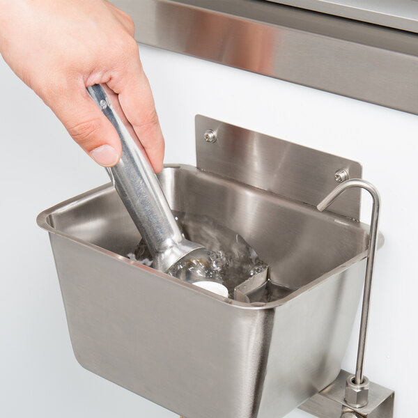 Regency 7" Ice Cream Dipper Well and Faucet Set