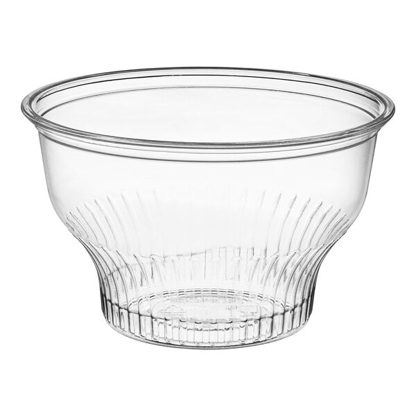SHOPDAY Disposable Plastic Cups with Lids 8oz Clear Plastic Cups