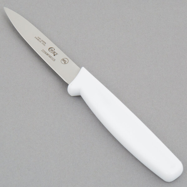 Paring Knife White 3 1/4" Quality Blade Kitchen Paring Knife eBay