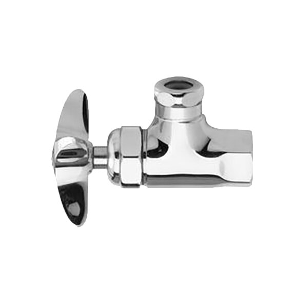 Fisher 12904 1/2" Stainless Steel Right Hand Angle Stop with Cross Handle