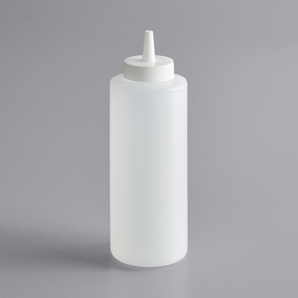 8-24oz Plastic Clear Easy Squeeze Squeezy Restaurant Sauce Bottle Dispense 