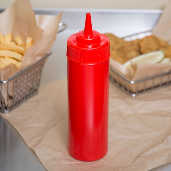4-12pc Restaurant Multi-Colour  Widemouth Squeeze Oil,Sauce,Ketchup,Mayo Bottles