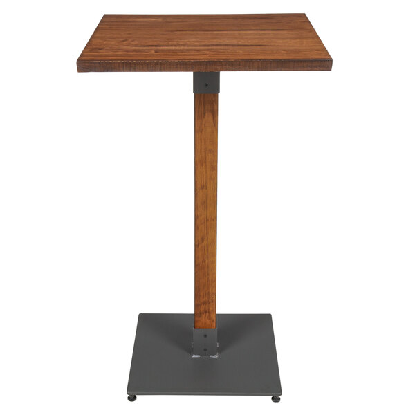 Tables And Dining Sets Lancaster Table Seating Lancaster Table Seating 24 Square Antique Walnut Solid Wood Live Edge Bar Height