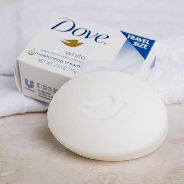 Dove Cb126811 White 2 6 Oz Travel Size Beauty Bar Soap 36 Case Travel Size Beauty Bar Soap 36 Case