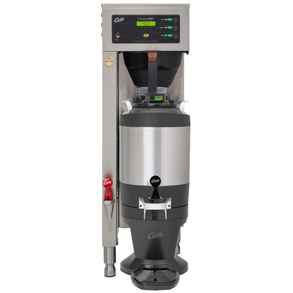 A Curtis ThermoPro coffee brewer with a thermal dispenser and large water tank.