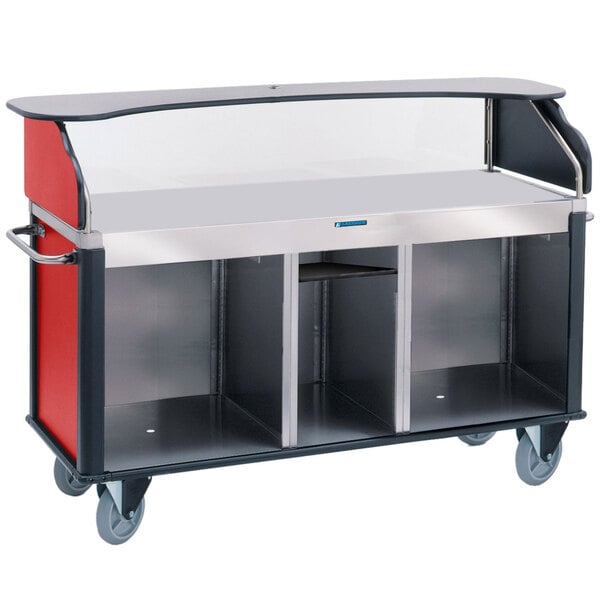 Lakeside 68210rd Serv N Express Stainless Steel Vending Cart