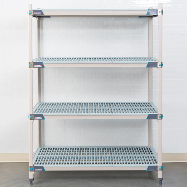 Metro X556GX3 MetroMax i 4Shelf Polymer Shelving Unit 24" x 48" x 63"