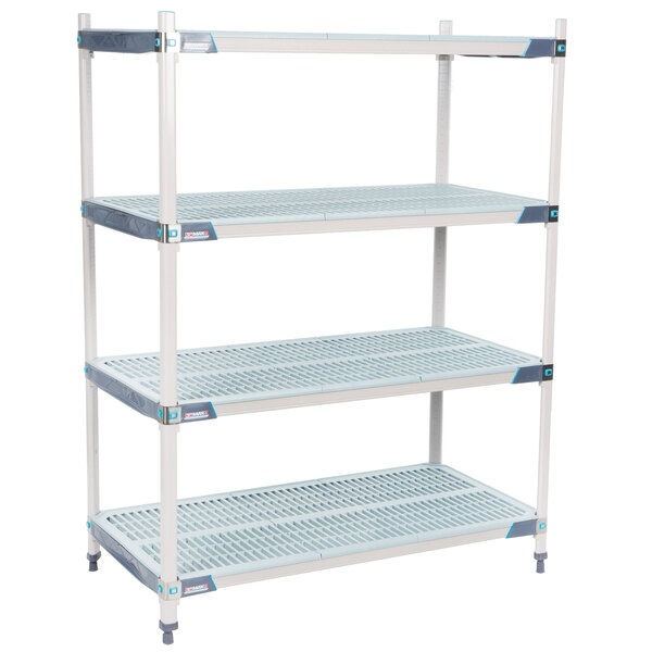 Metro X556GX3 MetroMax i 4Shelf Polymer Shelving Unit 24" x 48" x 63"