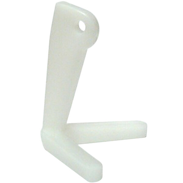 A white Delrin prong for a Fisher glass filler faucet.