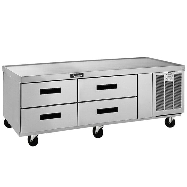 Delfield F2960cp 60 4 Drawer Low Profile Refrigerated Chef Base