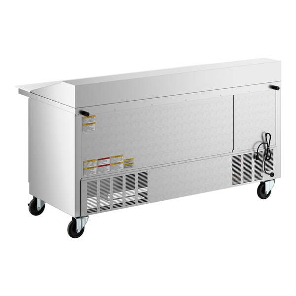 Beverage-Air SPE72HC-30M Elite Series 72" 3 Door Mega Top Refrigerated Sandwich Prep Table