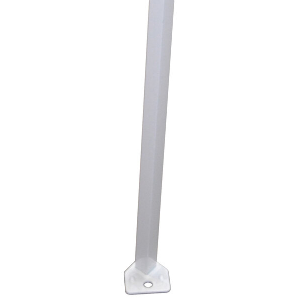 A white metal pole with a black handle for a Caravan Canopy V-Series 2.