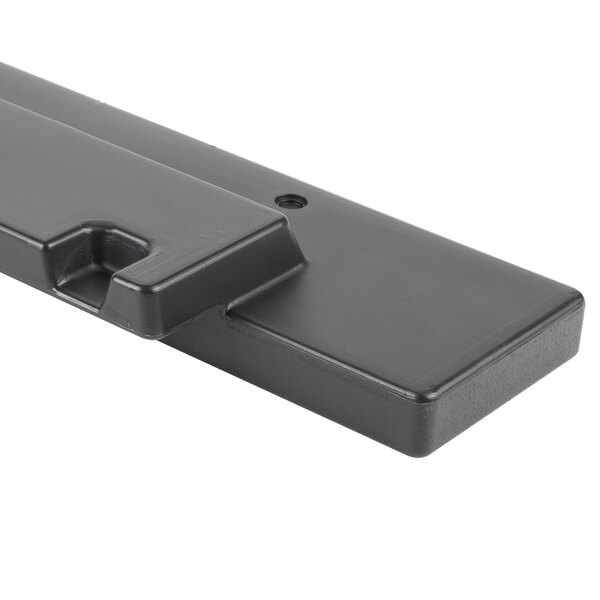 A black rectangular plastic top kit with a latch.