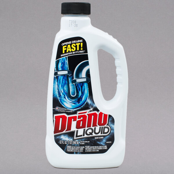 Sc Johnson Drano 116 32 Oz Liquid Drain Cleaner 12 Case