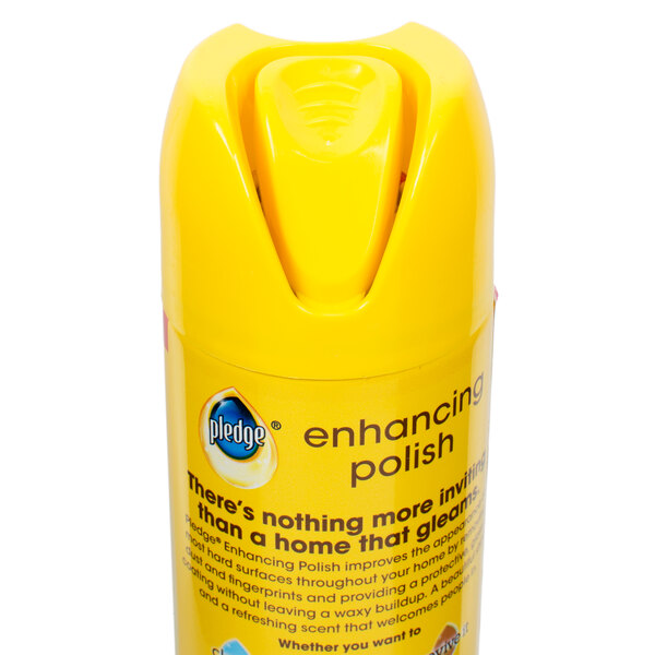 SC Johnson Pledge® 697831 9.7 oz. Lemon Clean Aerosol Furniture Spray