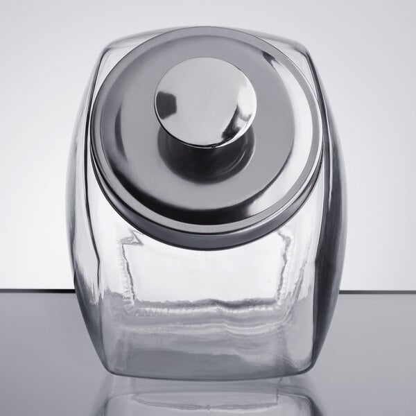 Penny Candy Jar w/ Chrome Lid - 1 Gallon