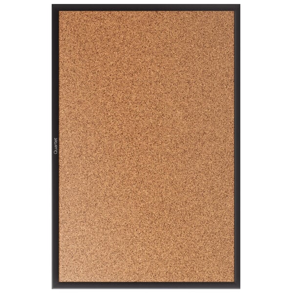 Quartet 2308b Classic 48 X 96 Cork Board With Black Aluminum Frame
