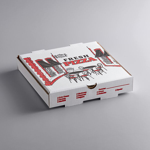 100 x 7 inch Plain printed Pizza Boxes,Takeaway Pizza Box Postal Boxes strong 