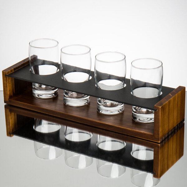 Acopa Flight Carrier with Pub Tasting Glasses