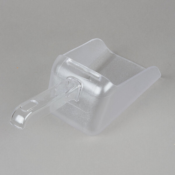 a clear plastic object with a hole