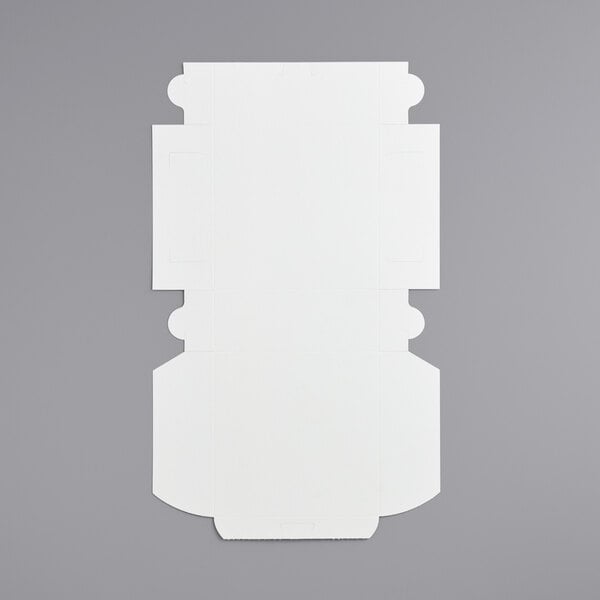 A white rectangular box on a gray background.