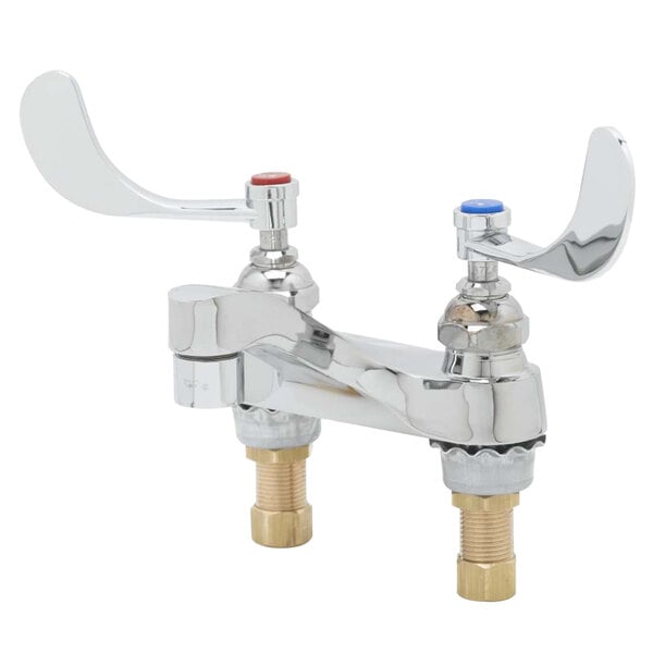 T&S B-0890-VRS-VF07 Deck Mounted Vandal Resistant Medical Faucet with 4 ...