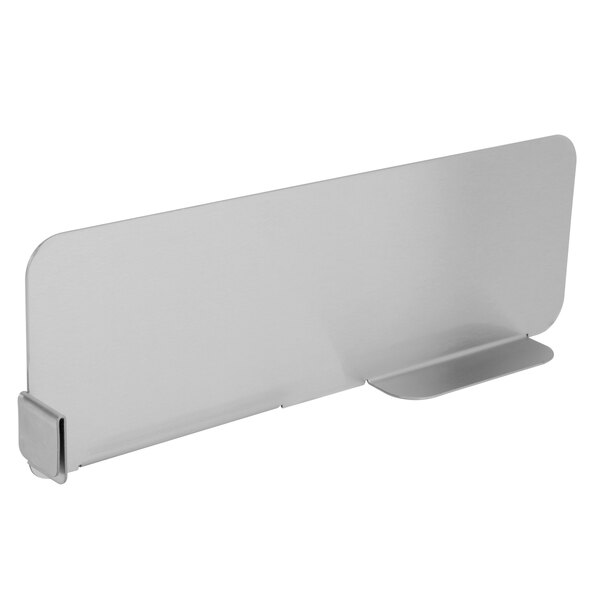 Regency Stainless Steel Wall Shelf Divider 12" x 4"