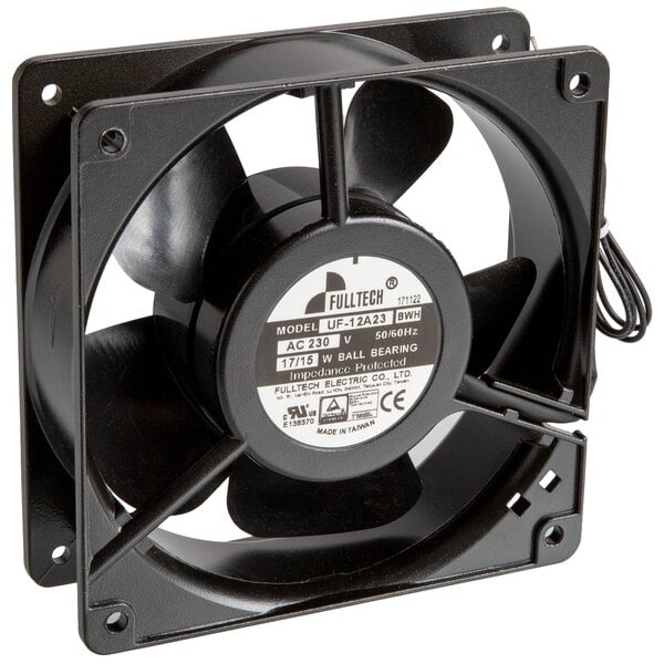 A black Cooking Performance Group fan.