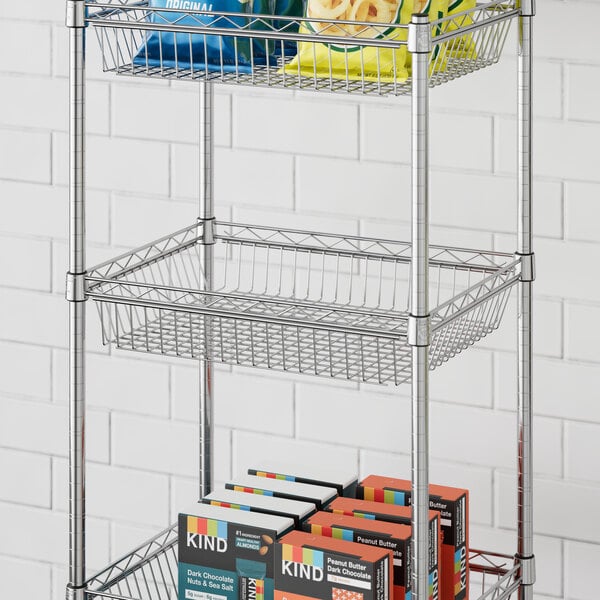 Regency 18" x 24" NSF Chrome Shelf Basket